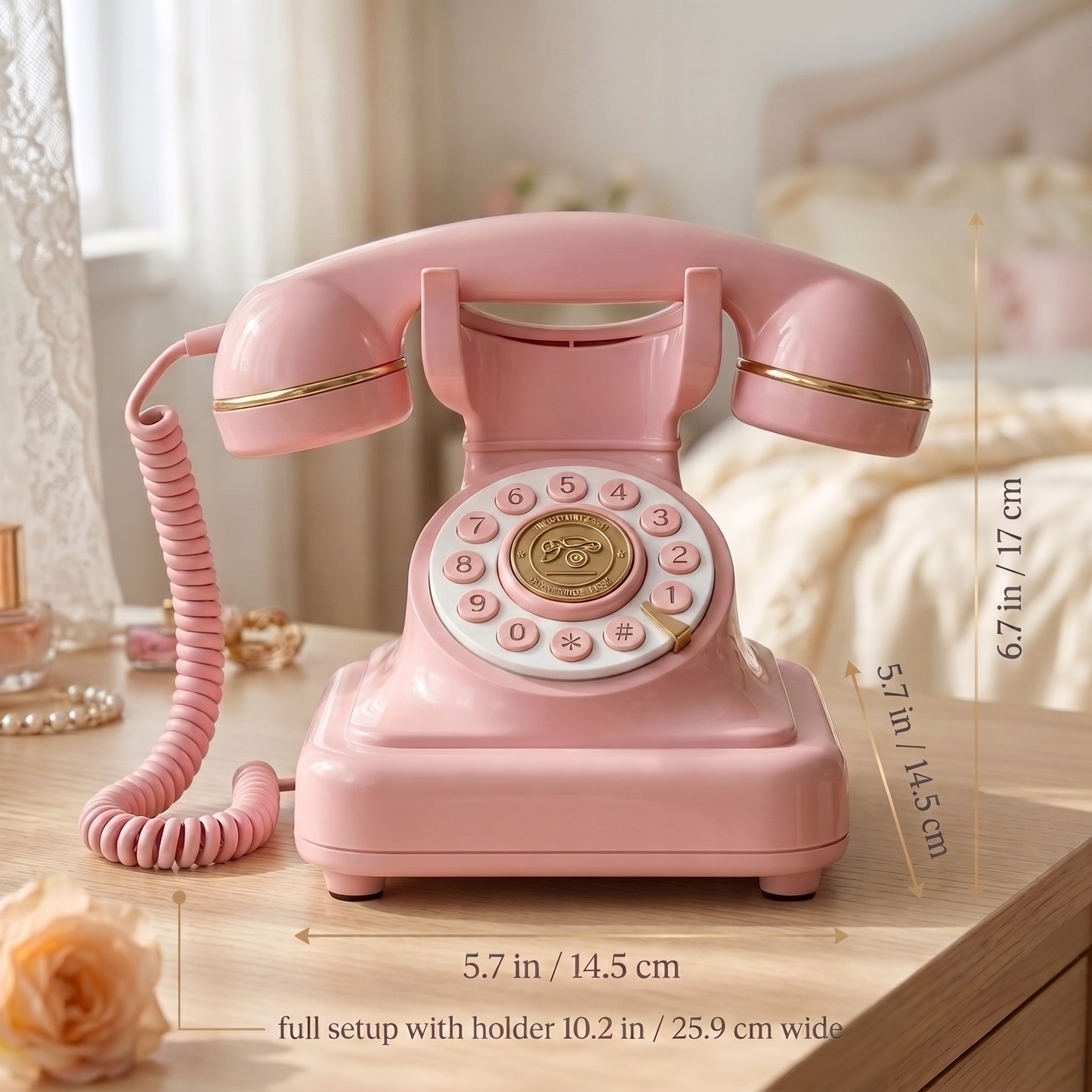 Retro Bluetooth Rotary Phone